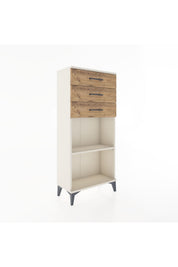 Hyperion Dolap Tek Raflı 3 Çekmeceli 60x44x134 - S50M052V3B