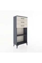 Hyperion Dolap Tek Raflı 3 Çekmeceli 60x44x134 - S50M052V4B