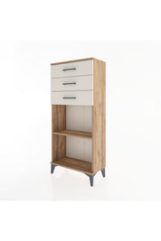 Hyperion Dolap Tek Raflı 3 Çekmeceli 60x44x134 - S50M052V7B