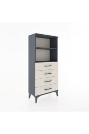 Hyperion Dolap 2 Raflı 4 Çekmeceli 60x44x134 - S50M053V4B
