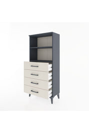 Hyperion Dolap 2 Raflı 4 Çekmeceli 60x44x134 - S50M053V4B