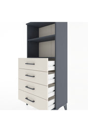 Hyperion Dolap 2 Raflı 4 Çekmeceli 60x44x134 - S50M053V4B