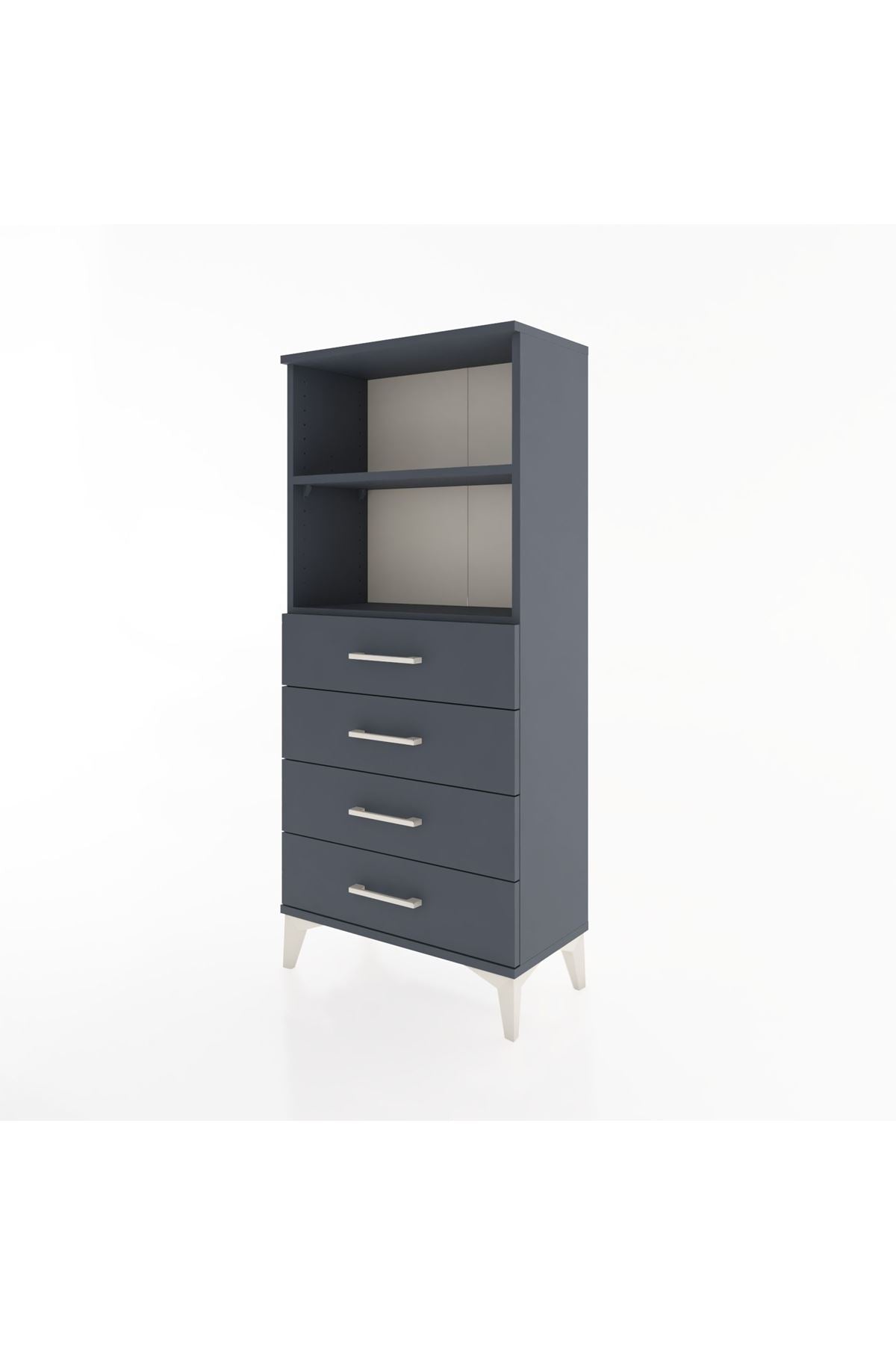 Hyperion Dolap 2 Raflı 4 Çekmeceli 60x44x134 - S50M053V5B