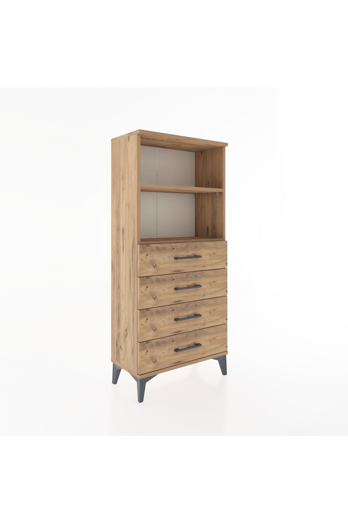 Hyperion Dolap 2 Raflı 4 Çekmeceli 60x44x134 - S50M053V9B