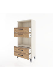 Hyperion Dolap 2 Raflı 4 Çekmeceli 60x44x134 - S50M054V3B