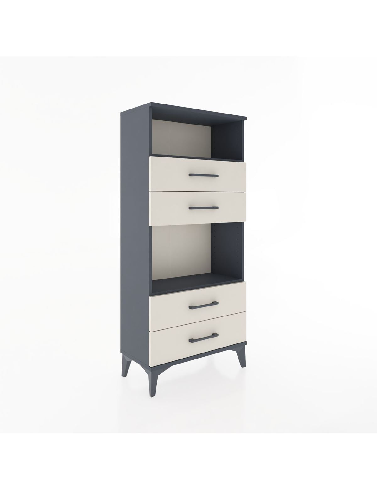 Hyperion Dolap 2 Raflı 4 Çekmeceli 60x44x134 - S50M054V4B