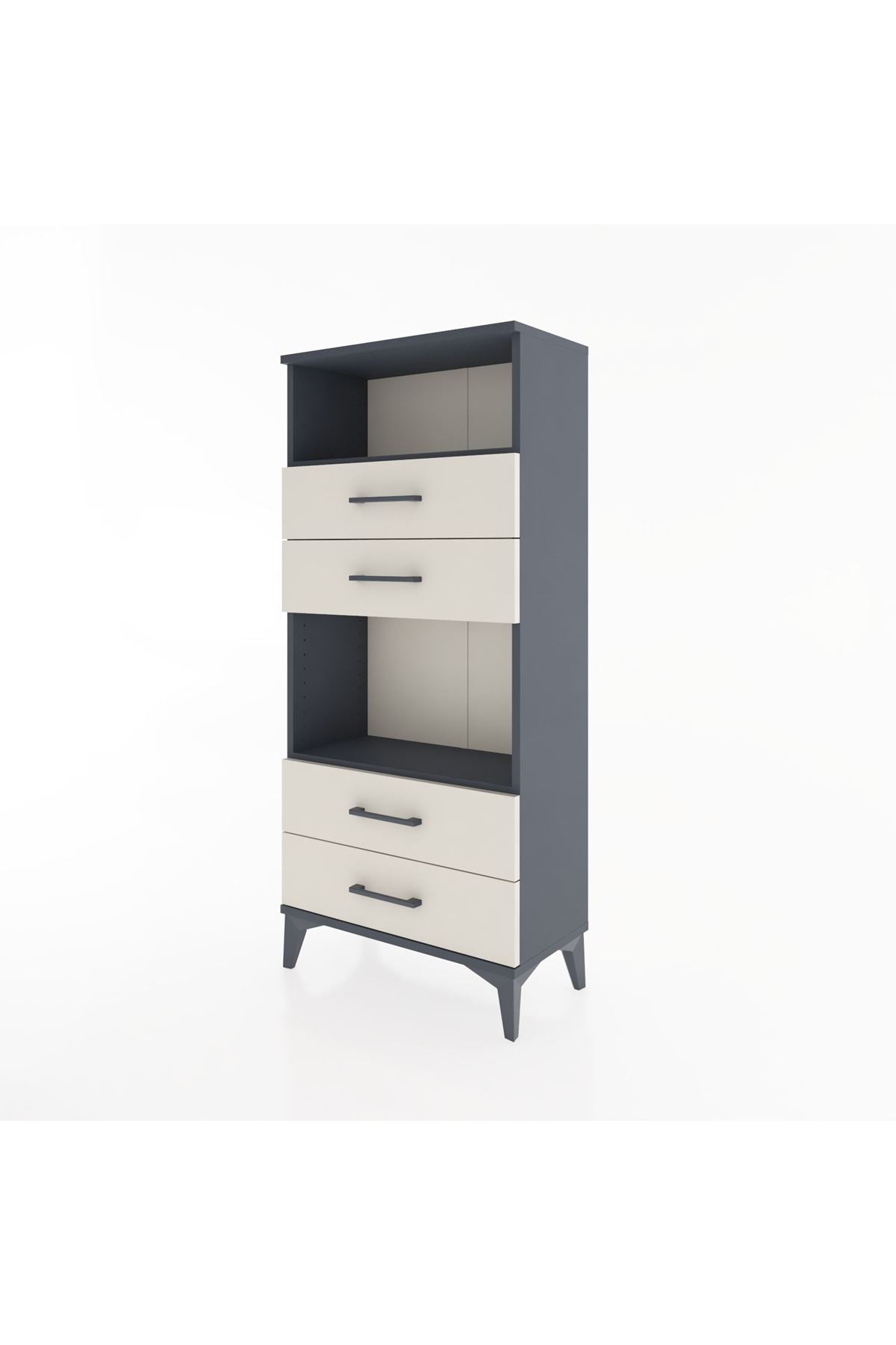 Hyperion Dolap 2 Raflı 4 Çekmeceli 60x44x134 - S50M054V4B