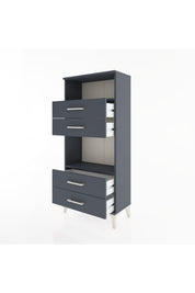 Hyperion Dolap 2 Raflı 4 Çekmeceli 60x44x134 - S50M054V5B