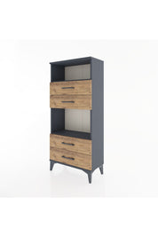 Hyperion Dolap 2 Raflı 4 Çekmeceli 60x44x134 - S50M054V6B