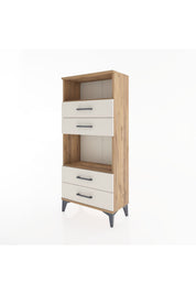 Hyperion Dolap 2 Raflı 4 Çekmeceli 60x44x134 - S50M054V7B
