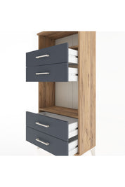Hyperion Dolap 2 Raflı 4 Çekmeceli 60x44x134 - S50M054V8B