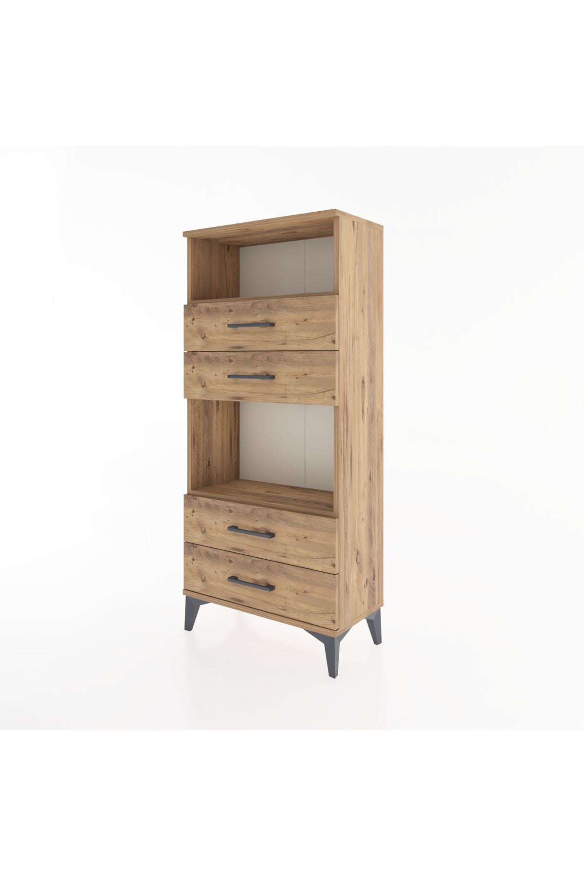 Hyperion Dolap 2 Raflı 4 Çekmeceli 60x44x134 - S50M054V9B