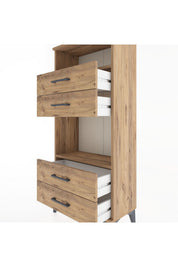 Hyperion Dolap 2 Raflı 4 Çekmeceli 60x44x134 - S50M054V9B