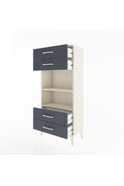 Hyperion Dolap 2 Raflı 4 Çekmeceli 60x44x134 - S50M055V2B