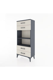 Hyperion Dolap 2 Raflı 4 Çekmeceli 60x44x134 - S50M055V4B