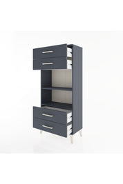 Hyperion Dolap 2 Raflı 4 Çekmeceli 60x44x134 - S50M055V5B