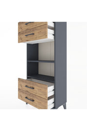 Hyperion Dolap 2 Raflı 4 Çekmeceli 60x44x134 - S50M055V6B