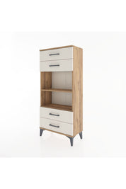 Hyperion Dolap 2 Raflı 4 Çekmeceli 60x44x134 - S50M055V7B