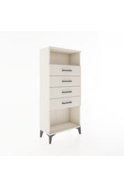 Hyperion Dolap Tek Raflı 4 Çekmeceli 60x44x134 - S50M056V1B