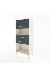 Hyperion Dolap Tek Raflı 4 Çekmeceli 60x44x134 - S50M057V2B