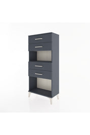 Hyperion Dolap Tek Raflı 4 Çekmeceli 60x44x134 - S50M057V5B