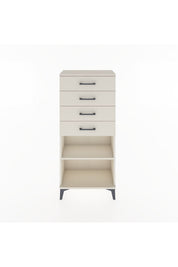 Hyperion Dolap Tek Raflı 4 Çekmeceli 60x44x134 - S50M058V1B