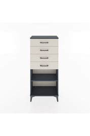 Hyperion Dolap Tek Raflı 4 Çekmeceli 60x44x134 - S50M058V4B
