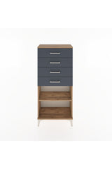 Hyperion Dolap Tek Raflı 4 Çekmeceli 60x44x134