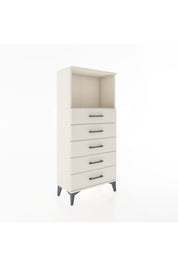 Hyperion Dolap Tek Raflı 5 Çekmeceli 60x44x134 - S50M059V1B