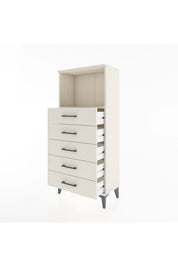 Hyperion Dolap Tek Raflı 5 Çekmeceli 60x44x134 - S50M059V1B