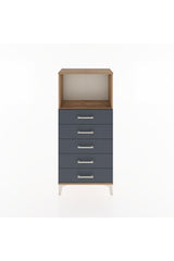 Hyperion Dolap Tek Raflı 5 Çekmeceli 60x44x134