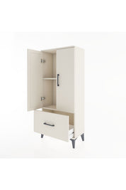 Hyperion Dolap 2 Raflı Tek Çekmeceli 2 Kapaklı 60x44x134 - S50M060V1B