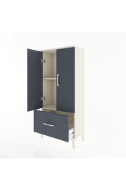Hyperion Dolap 2 Raflı Tek Çekmeceli 2 Kapaklı 60x44x134 - S50M060V2B