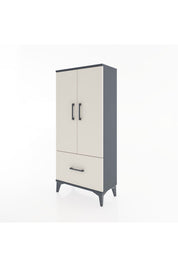 Hyperion Dolap 2 Raflı Tek Çekmeceli 2 Kapaklı 60x44x134 - S50M060V4B