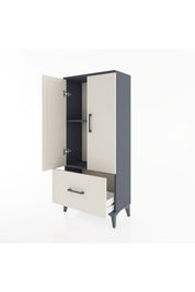 Hyperion Dolap 2 Raflı Tek Çekmeceli 2 Kapaklı 60x44x134 - S50M060V4B
