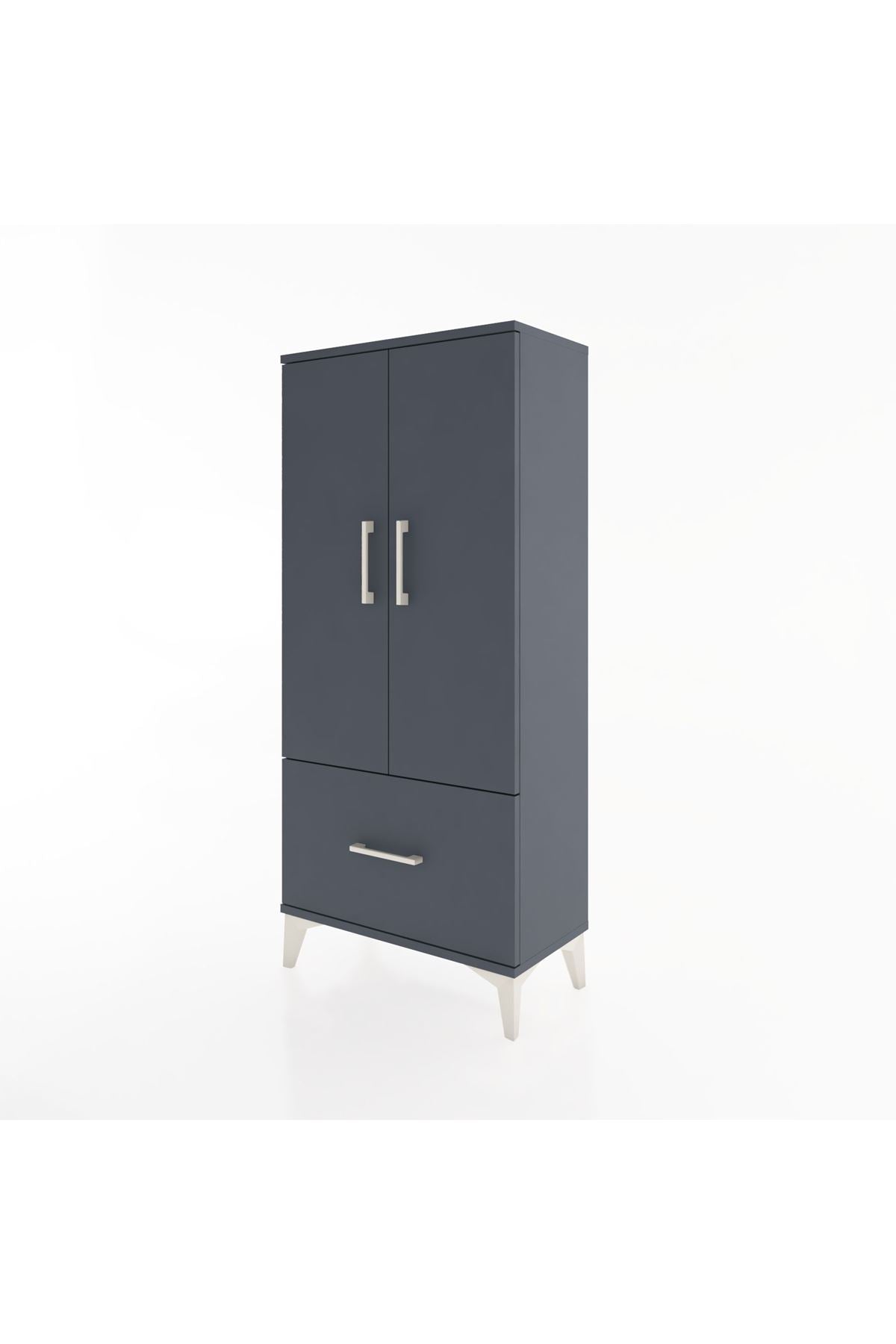 Hyperion Dolap 2 Raflı Tek Çekmeceli 2 Kapaklı 60x44x134 - S50M060V5B