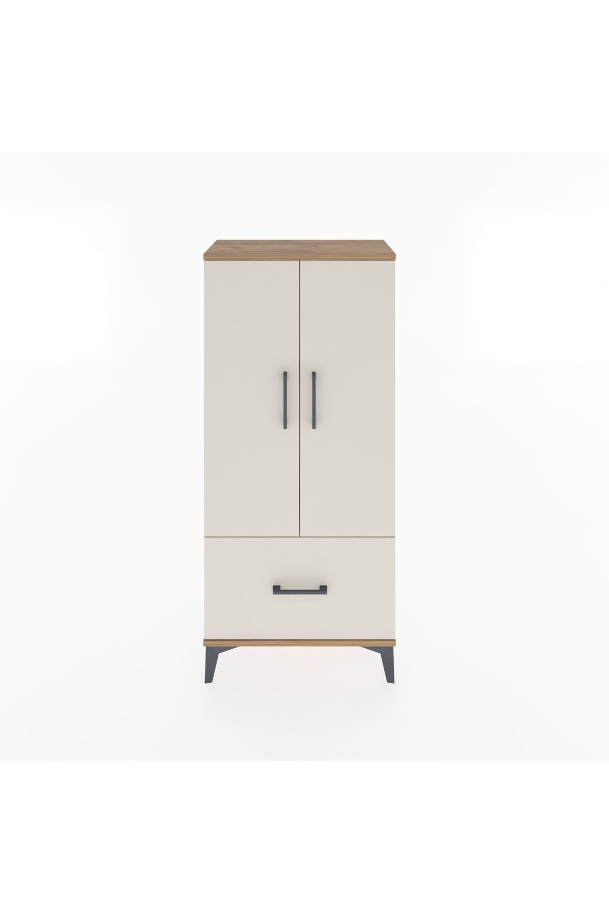 Hyperion Dolap 2 Raflı Tek Çekmeceli 2 Kapaklı 60x44x134 - S50M060V7B
