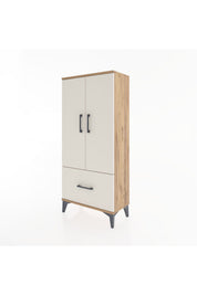 Hyperion Dolap 2 Raflı Tek Çekmeceli 2 Kapaklı 60x44x134 - S50M060V7B