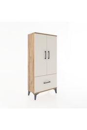 Hyperion Dolap 2 Raflı Tek Çekmeceli 2 Kapaklı 60x44x134 - S50M060V7B