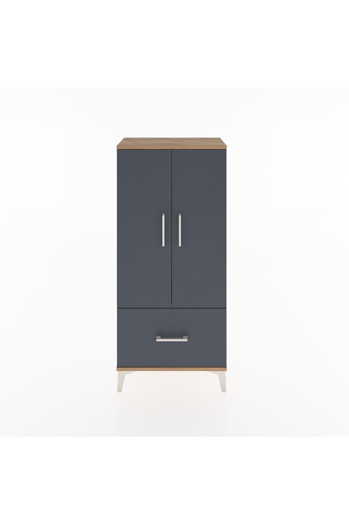Hyperion Dolap 2 Raflı Tek Çekmeceli 2 Kapaklı 60x44x134 - S50M060V8B