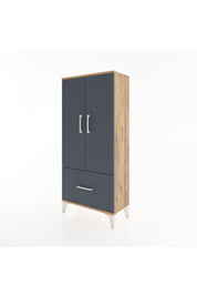 Hyperion Dolap 2 Raflı Tek Çekmeceli 2 Kapaklı 60x44x134 - S50M060V8B