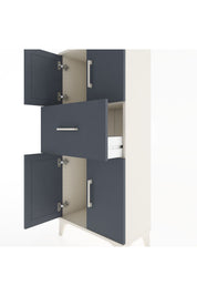 Hyperion Dolap Tek Raflı Tek Çekmeceli 4 Kapaklı 60x44x134 - S50M061V2B