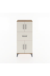 Hyperion Dolap Tek Raflı Tek Çekmeceli 4 Kapaklı 60x44x134 - S50M061V7B