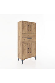 Hyperion Dolap Tek Raflı Tek Çekmeceli 4 Kapaklı 60x44x134 - S50M061V9B