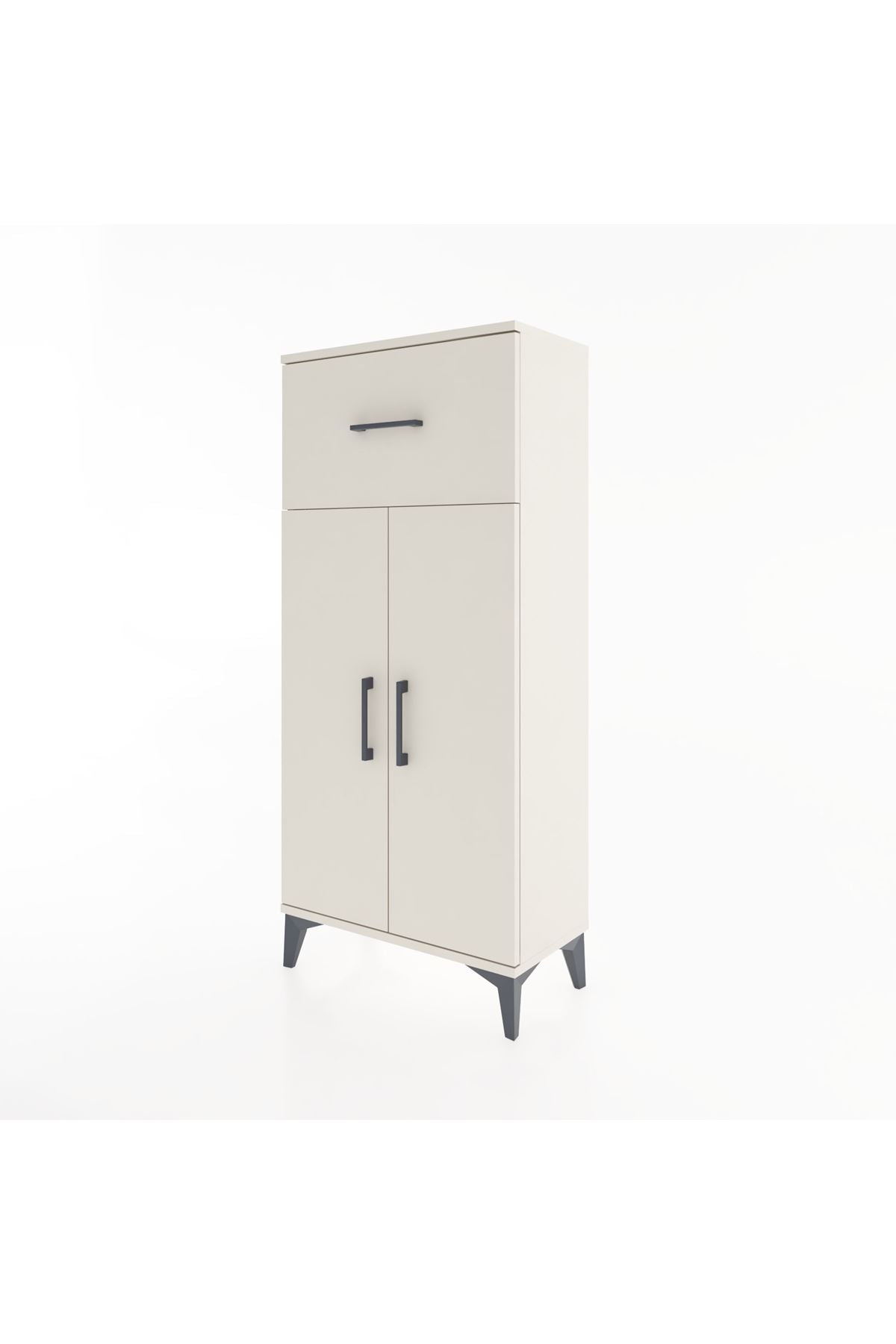 Hyperion Dolap 2 Raflı Tek Çekmeceli 2 Kapaklı 60x44x134 - S50M062V1B