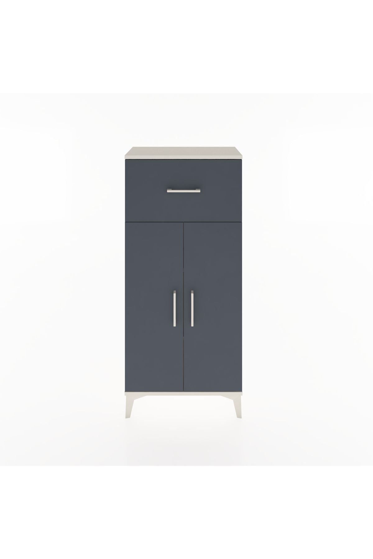 Hyperion Dolap 2 Raflı Tek Çekmeceli 2 Kapaklı 60x44x134 - S50M062V2B