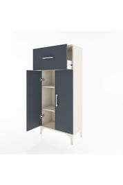 Hyperion Dolap 2 Raflı Tek Çekmeceli 2 Kapaklı 60x44x134 - S50M062V2B