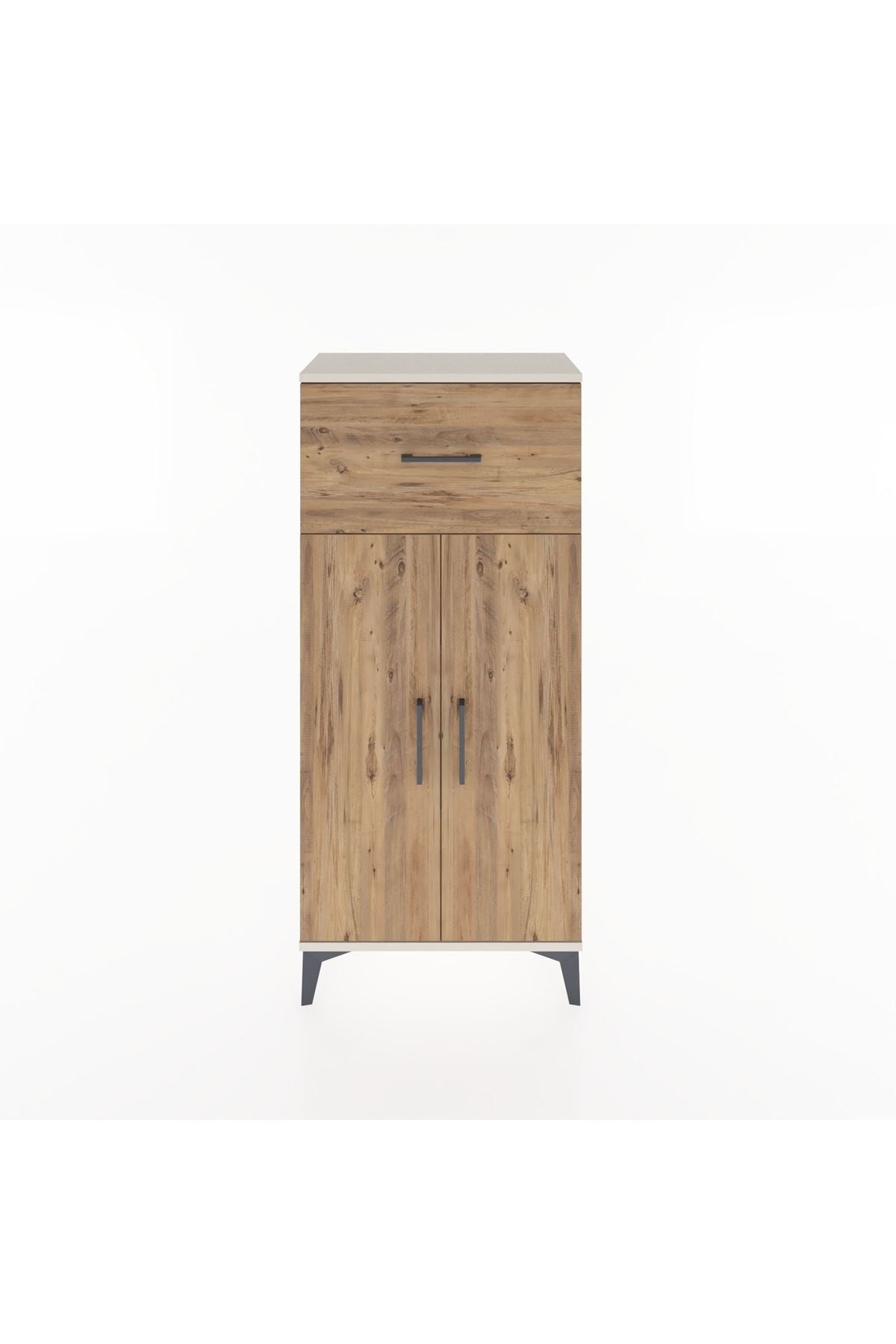 Hyperion Dolap 2 Raflı Tek Çekmeceli 2 Kapaklı 60x44x134 - S50M062V3B