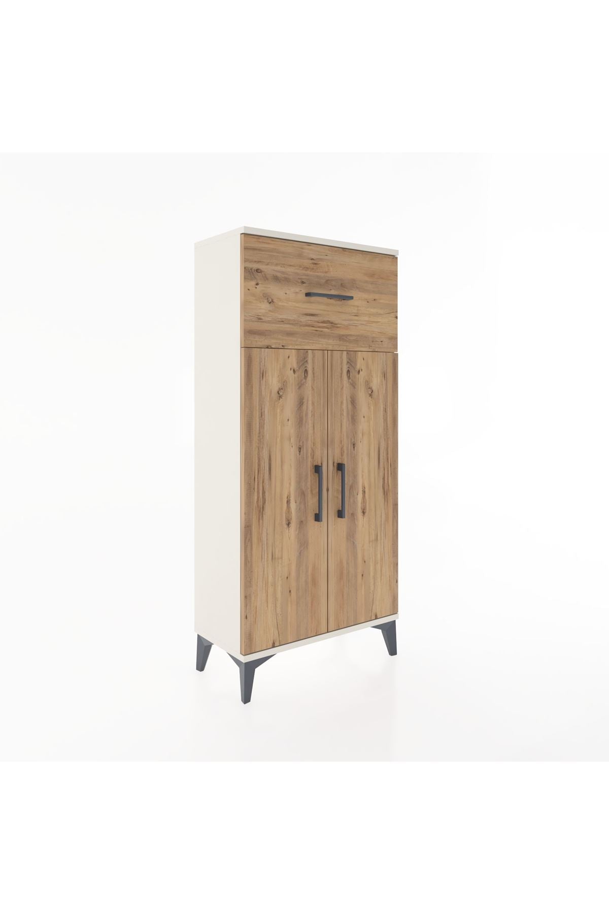 Hyperion Dolap 2 Raflı Tek Çekmeceli 2 Kapaklı 60x44x134 - S50M062V3B