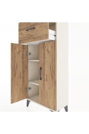 Hyperion Dolap 2 Raflı Tek Çekmeceli 2 Kapaklı 60x44x134 - S50M062V3B